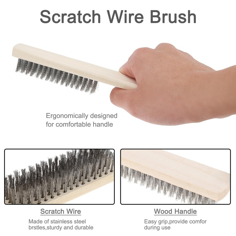 Omninmo Welding Hammer, 10.5 Inch Cone Vertical Chisel, High Carbon