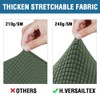 H.VERSAILTEX 4 Piece Stretch Sofa Covers for 3 Cushion Couch