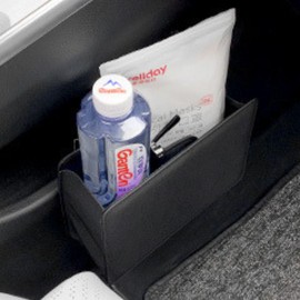 geneX Car Trash Can, Car Storage Case, Multi-functional Car Trash Can, Leather, Car Storage Case, Soft Trash Can, Door Storage, Small Storage Case, Large Capacity, Back Seat Storage, Easy to Open and