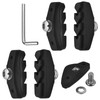 Hsrag 5pcs Bike V-Brake Pads, 2 Pairs with Installation Wrench,