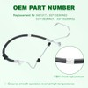 QCESEV Power Steering Pressure Hose Line Assembly Compatible with 2001