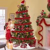 50 Feet Christmas Tinsel Garland, Metallic Twist Garland Wall Hanging