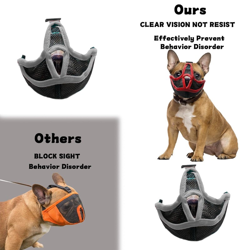 French Bulldog Muzzle, Muzzle for french bulldog, Frenchie Muzzle, Short