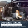 Hombys Dog Crate Bumper with Ties - Soft Crate Accessory