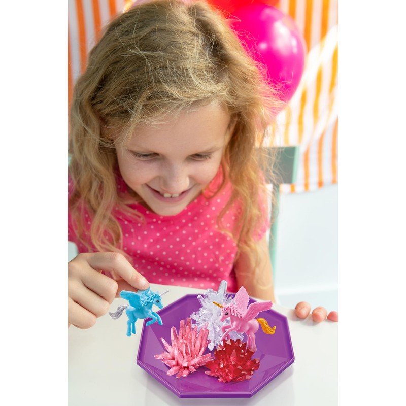 4M 403928 Crystal Growing Unicorn Land Terrarium, Mixed Colours