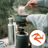 Gas Canister Stand, GLADFRESIT Foldable Gas Tank Bracket, Outdoor Portable