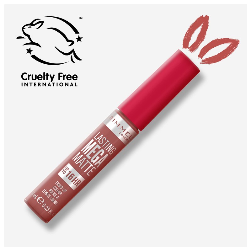 Rimmel London Lasting Mega Matte Liquid Lipstick, Long-Lasting, Hydrating, Vegan