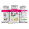 Colageno Hidrolizado + Acido Hialuronico - 180 Capsulas Sin Sabor