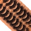 VOCOAK Mink Lashes Fluffy 18mm D Curl Dramatic False Strip
