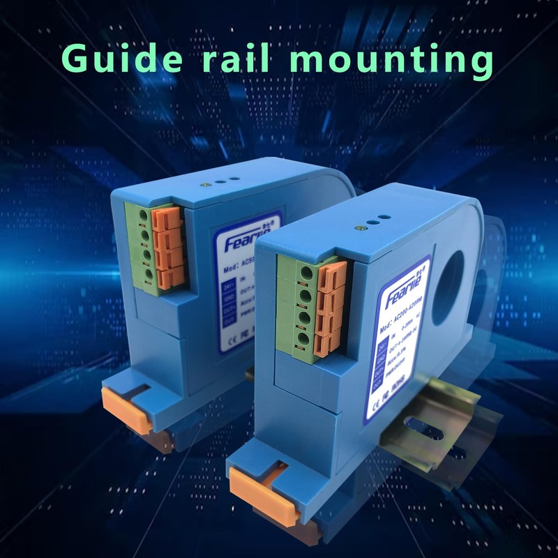 AC Current Transmitter,Hall DC Sensor,Output to PLC or Instrument,High Precision