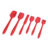 6PCS Set Silicone Spatula Cream Butter Scraper Brush Spoon Kitchen