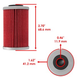 Caltric Oil Filter for Polaris Outlaw 450 MXR S 525 Irs 2X4 2008-2011