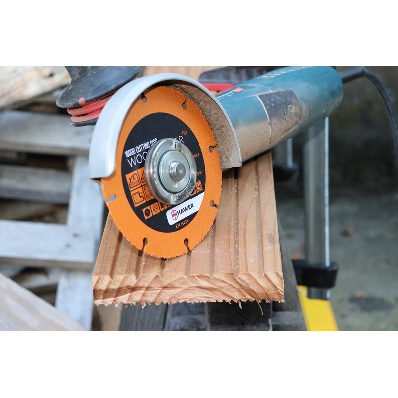 Hawer Woodmaster Plus Wood Cutting Disc for Angle Grinder, 125