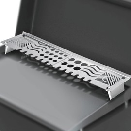 GRISUN Warming Rack for Blackstone 36 inch Griddle, Grill Warming Rack for Blackstone Griddle 1554, 1825, Stainless Steel Upper Rack with Foldable Legs, Multi-Functional Slots