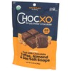 CHOCXO Organic Toffee Almond 69% Dark Milk Chocolate Snaps, 3.45
