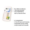 Electronic Pill Timer, Portable Reminder Pill Box 2 Compartments Smart
