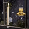 NONNO & ZGF 6PACK Flameless 8'' Window Candles +12 AA