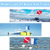 Dawitrly Safety Dive Flags, 2Pieces Polyester Diver Down Flag +