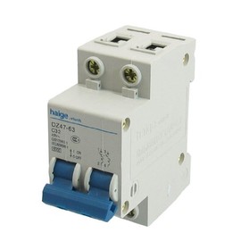 uxcell AC 400V 32A 6000A 2 P MCB Miniature Circuit Breaker DZ47-63 C32