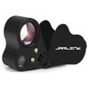 JARLINK 30X 60X Illuminated Jewelers Loupe Magnifier, Foldable Jewelry Magnifier