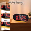 Foyucool Digital Alarm Clock for Bedroom with Nightlight, 7" Large