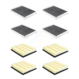 PUR 4x Air + 4x Cabin Filter (8 Total) Kit Replacement For Ford F-350 Super Duty F-250 F-450 F-550 F-600 KFL-101453