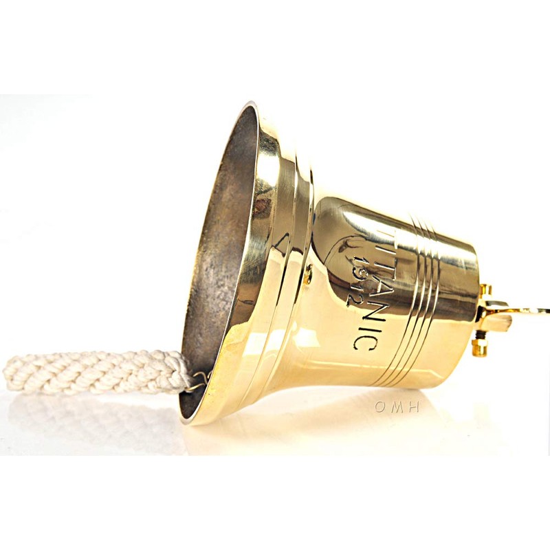 Old Modern Handicrafts 6-Inch Titanic Ship Bell - Golden Titanic