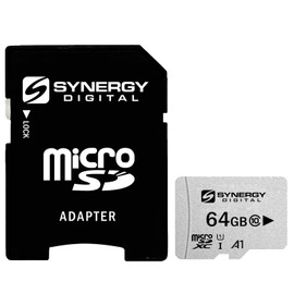 Synergy Digital 64GB Micro SDXC Secure Digital UHS-I Memory Cards, Compatible with LG Optimus M Plus Cell Phone - Class 10, U1, 100MB/s, 300 Series - Pack of 3