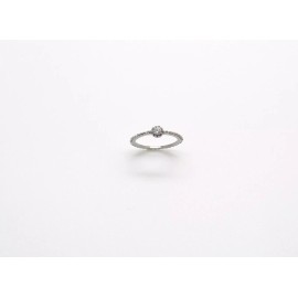 Unbranded Women's Ring-Promise Ring-Stainless Steel Cubic Zirconia Ring-Engagemen