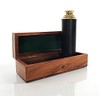Old Modern Handicrafts ND024 Handheld Telescope with Leather in Wood
