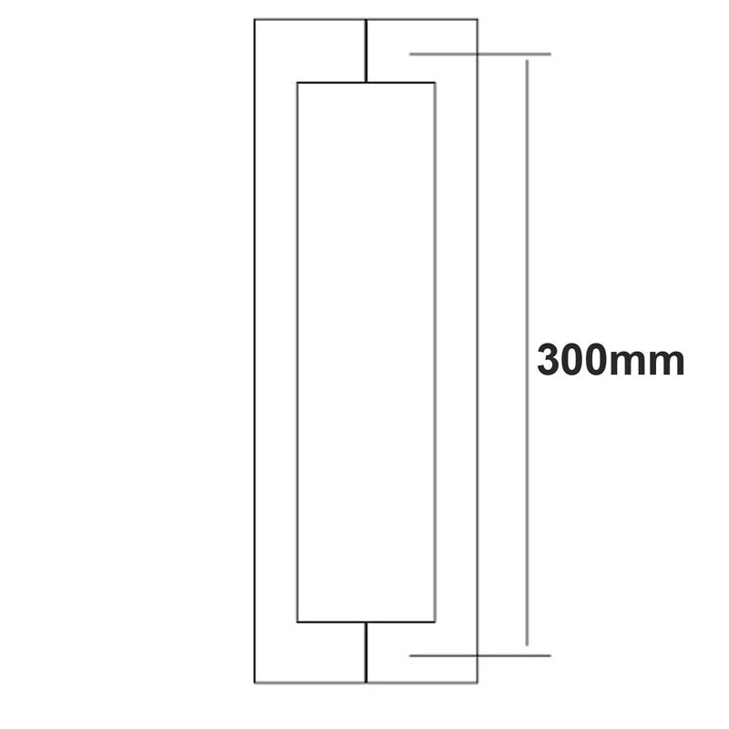 Di Vapor (R 300mm Shower Door Handle | 30cm (Approx.