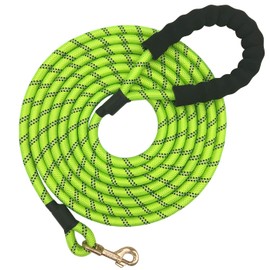 Shorven Nylon Strong Dog Rope Lead Reflective Training Dog Leash with Soft Handle 5-20 FT Long