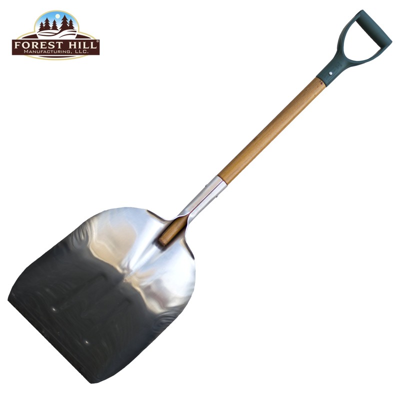 Forest Hill Manufacturing Heavy Duty Professional Aluminum Straight Edge Scoop