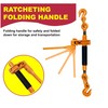 Ratchet Binder Plus Ratchet Chain Binder - 2 Pack Folding