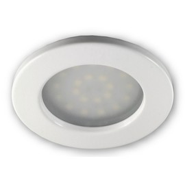 LICHT DISCOUNT LED Furniture Recessed Spotlights Set of 3 230 V Ultra Flat Installation Depth Only 22 mm Furniture Light Cabinet Light 2 W 2700 K Warm White Lighting Recessed Kitchen Lamp Spot White