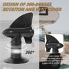 TonGass (2-Pack, Black RV Rotating Sewer Plumbing Vent Cover for