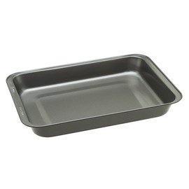 Ecolution Bakeins Lasagna and Roasting Pan – PFOA, BPA, and PTFE Free Non-Stick Coating – Heavy Duty Carbon Steel – Dishwasher Safe – Gray – 14.5” x 10.375” x 1.9375”