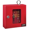 Global Industrial Emergency Key Box with Attached Hammer and Breakable