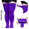 Plus Size Womens Thigh High Socks for Thick Thighs- Extra