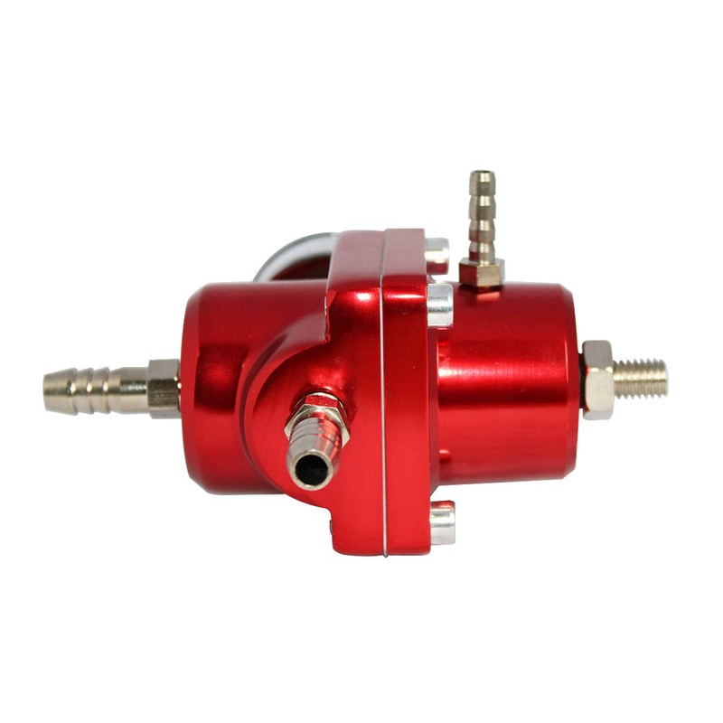 Universal Adjustable Fuel Pressure Regulator Kit with 0-140 PSI Gauge