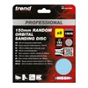 Trend Professional 150 mm Sanding Discs for Random Orbital ROS