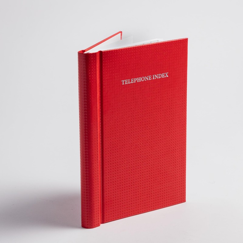 Telephone Address Book A-Z Index Hard Back Cover A5 Address