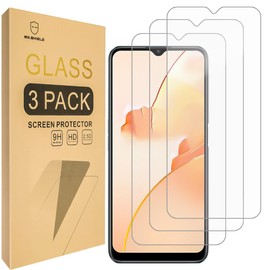 Mr.Shield [3-Pack] Designed For Realme C31 4G [Tempered Glass] [Japan Glass with 9H Hardness] Screen Protector with Lifetime Replacement