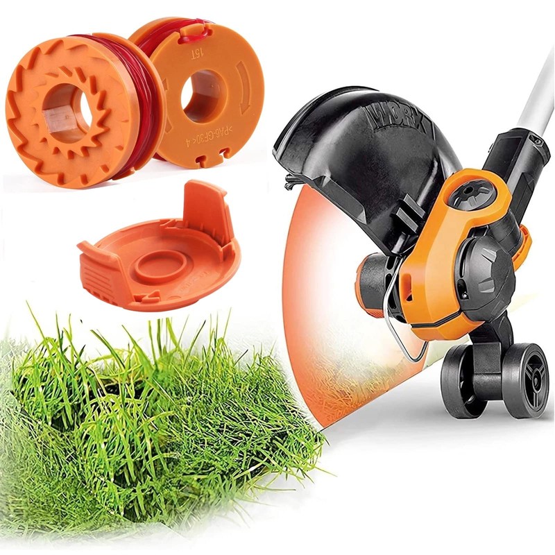 12 Packs Replacement Grass Trimmer Spool Works with Worx WG180