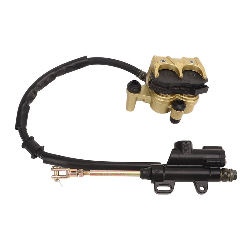 Hydraulic Rear Disc Brake Caliper System With Brake Pads Replacement