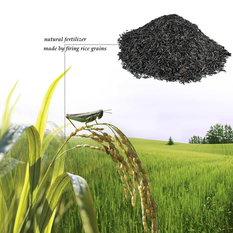 Horticultural Charcoal, Rice Husk Natural Activated Charcoal for Plants Indoor
