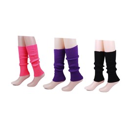 Healeved 3pair Elastic Compression Knee Pads Warm Sleeves for Sports and Cycling Ergonomic Design for Joint Support Random Color for Autumn and Activities