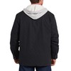 Dickies mens Relaxed Fit Hooded Shirt Quilted Jacket, Black, Medium