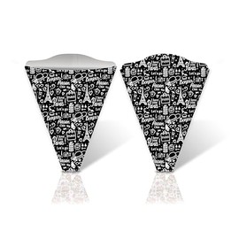 Generic Paris 100 Conos Negro Chato para Crepas