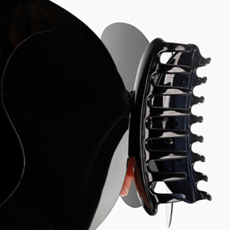 Hair Claw Clip Extra Large Round Comb Teeth Lightweight Butterfly